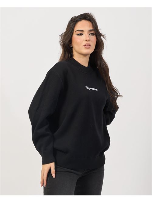 Pull femme Karl Lagerfeld à encolure ronde KARL LAGERFELD | 245J2000J101